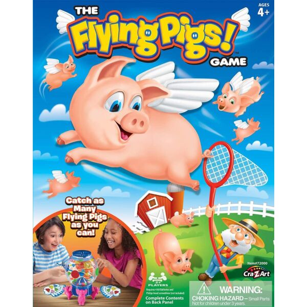 

Настільна гра Cra-Z-Art Літаючі свині Flying Pigs! (72000) (B07V7L1NZQ)