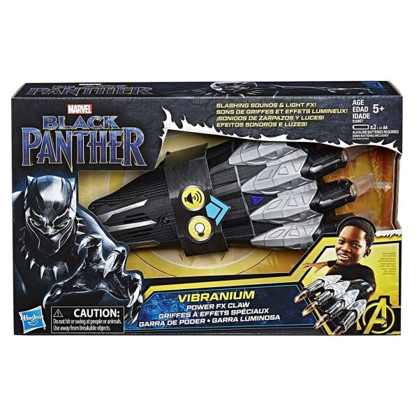 

Ігровий набір Hasbro Marvel Black Panther Vibranium Power FX Claw Звукові кігті Чорна Пантера (E0867)