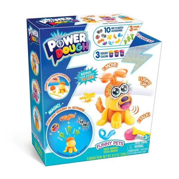 

Ігровий набір пластиліну Power Dough "Весела тваринка" з ефектами світла та звука Sea Creatures (273006)
