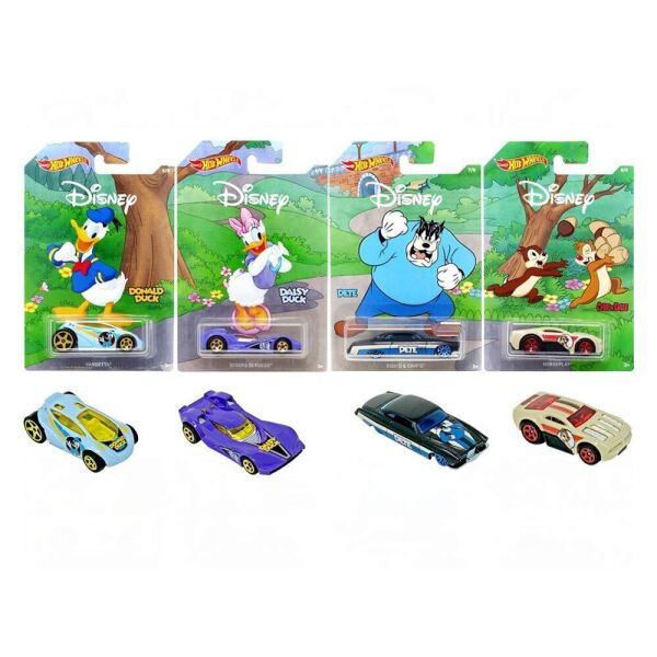 

Набір ексклюзивних колекційних машинок Hot Wheels 2019 Хот Вілс Disney 90th Anniversary 4 - штуки. Оригінал