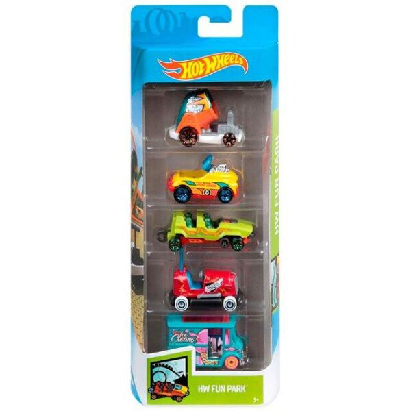 

Подарунковий набір Hot Wheels HW Fun Park 5-Pack 1:64 серіz Парк розваг 1806 / GHP49
