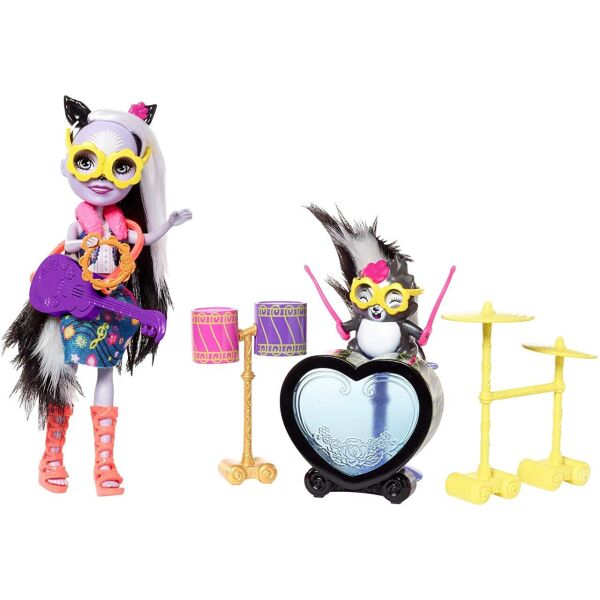 

Ігровий набір Enchantimals Rockin' Drumset Гра на барабанах (B078STTDT3)