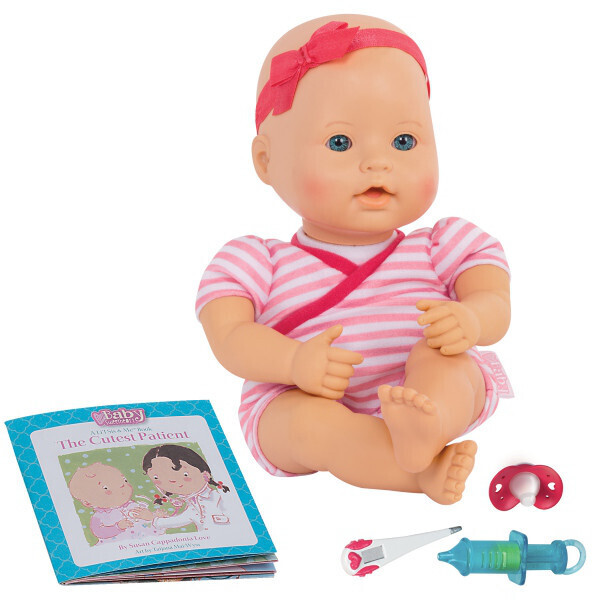 

Лялька пупс Baby Sweetheart by Battat Medical Timet Вінілова з медичним набором (B075MLB2VX)