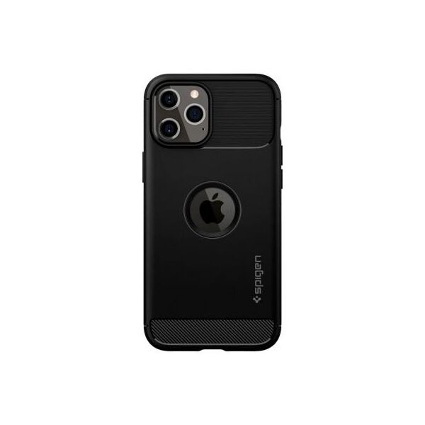 

Чехол для моб. телефона Spigen iPhone 12 / 12 Pro Rugged Armor, Matte Black (ACS01700)