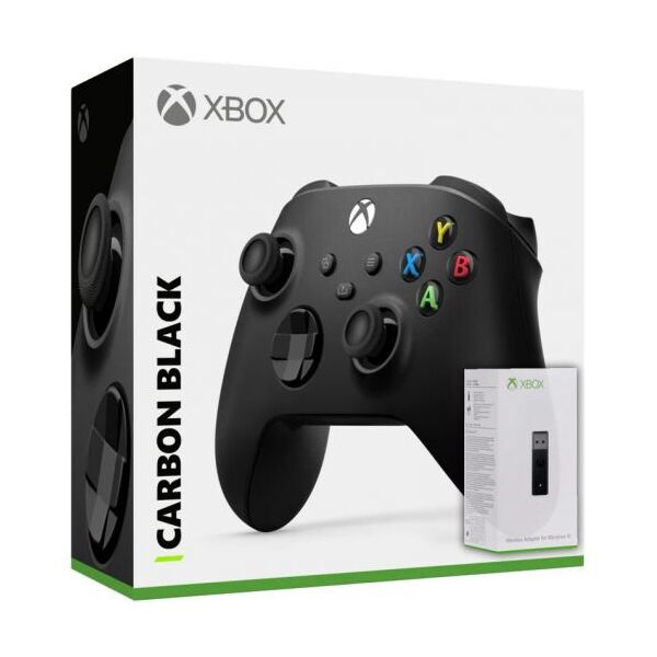 

Microsoft Xbox Series X | S Wireless Controller with Bluetooth (Carbon Black) + Адаптер беспроводного геймпада для Windows (Upgrade Version)