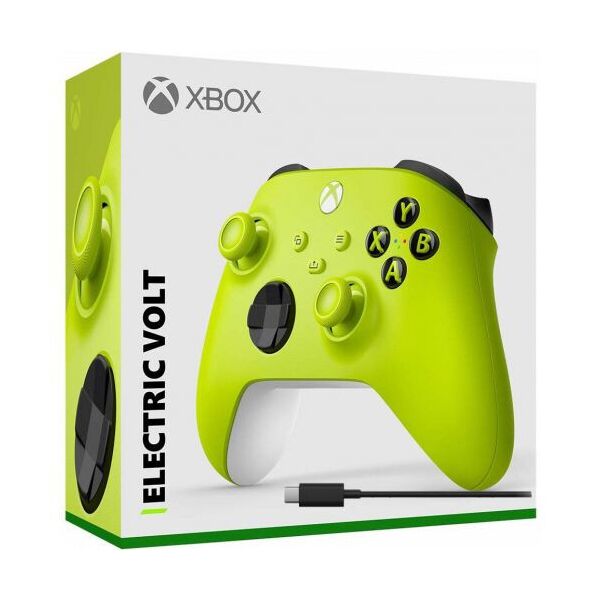 

Microsoft Xbox Series X | S Wireless Controller with Bluetooth (Electric Volt) + USB Type-C кабель