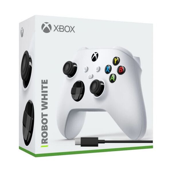 

Microsoft Xbox Series X | S Wireless Controller with Bluetooth (Robot White) + USB Type-C кабель