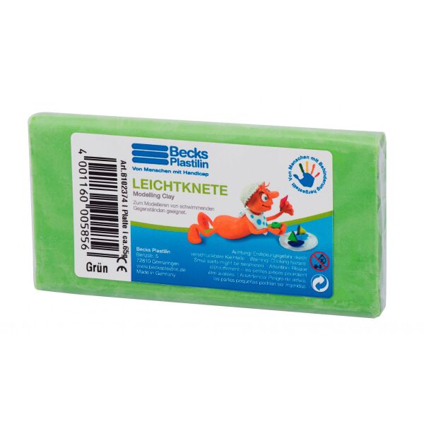 

Пластилин плавающий зеленый, Leightknete, Becks Plastilin