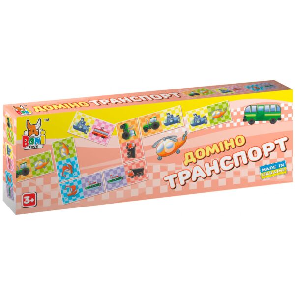 

Настольная игра Boni Toys Бони Тойс "Домино Транспорт" (0233)