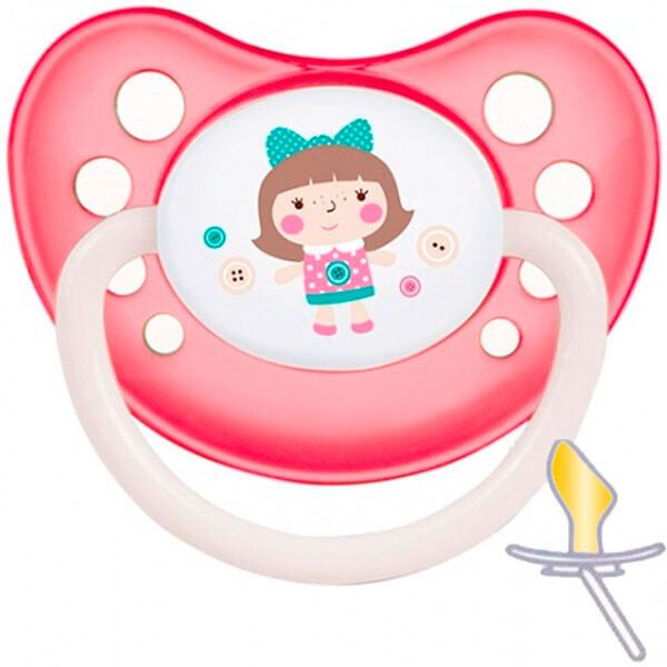 

Пустышка Toys, латексная анатомическая (розовая), 0-6 мес, Canpol babies