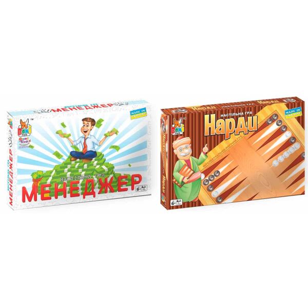 

Набор настольных игр Boni Toys Менеджер и Нарды (0127-387)