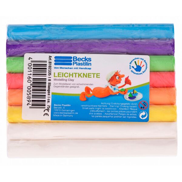 

Плавающий пластилин 8 цветов, Becks Plastilin
