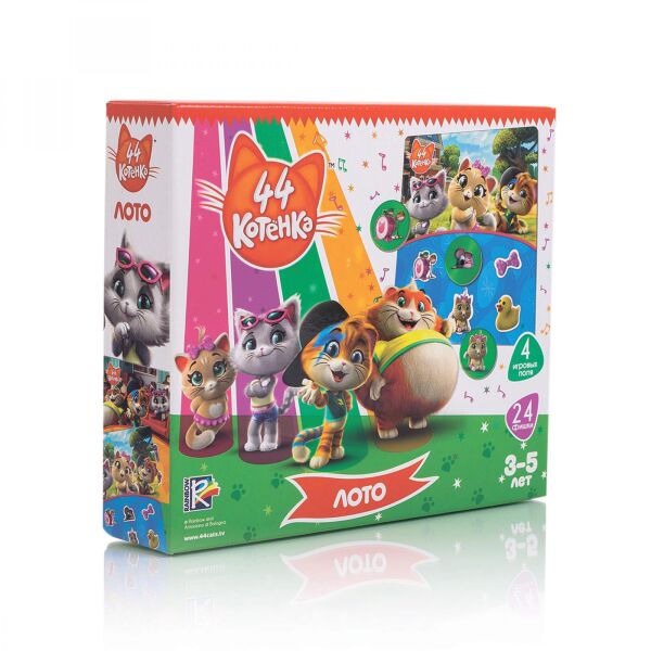 

Настольная игра Лото, 44 Кота (рус), Vladi Toys