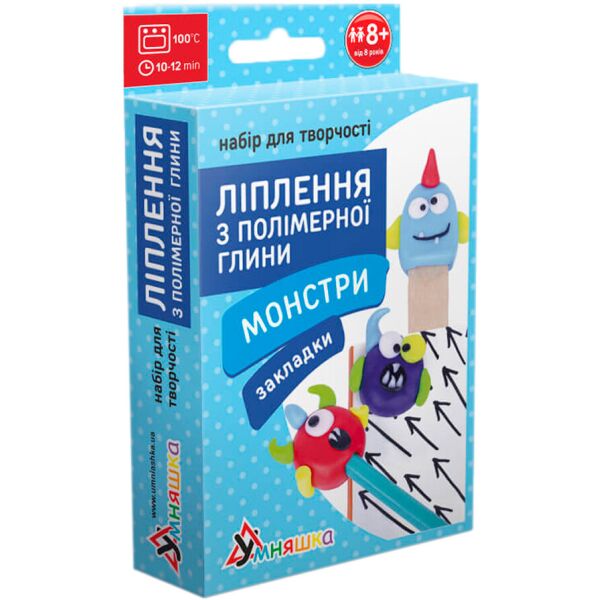 

Набор для творчества Лепка из полимерной глины, Монстры (закладки), Умняшка