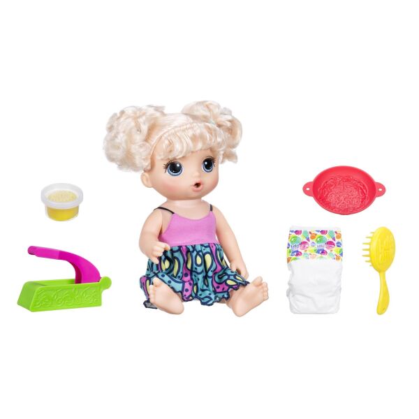 

Пупс с аксессуарами Малышка и лапша, Baby Alive