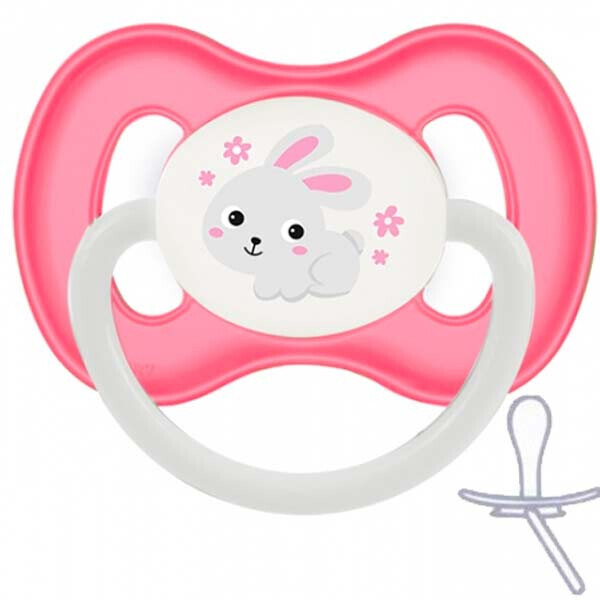 

Пустышка силиконовая симметричная Bunny & Company, 0-6 мес (зайчик), Canpol babies