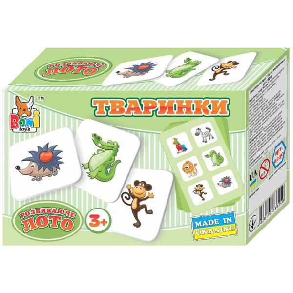 

Настольная игра Boni Toys Бони Тойс "Лото Животные" (0240)