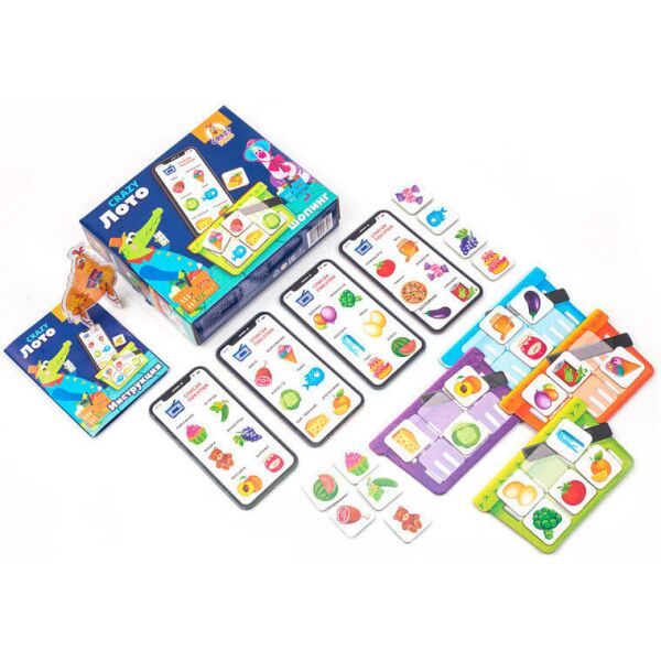 

Crazy Лото, настольная игра (рус), Vladi Toys