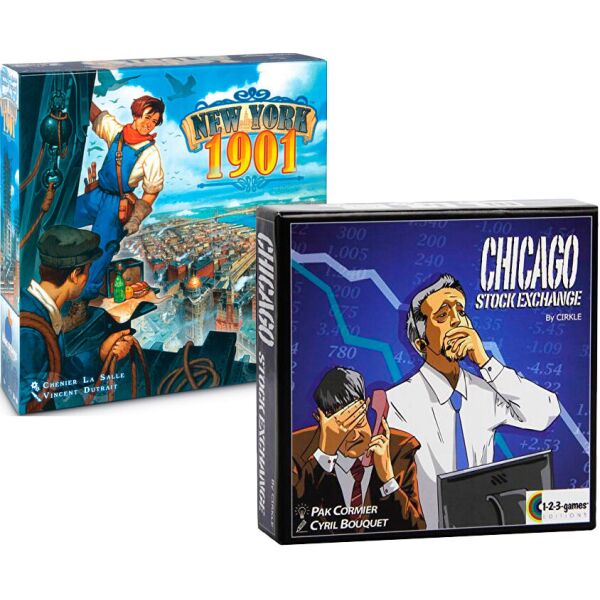 

Набор настольных игр Blue Orange New York 1901 + Chicago Stock Exchange (641193-904345)