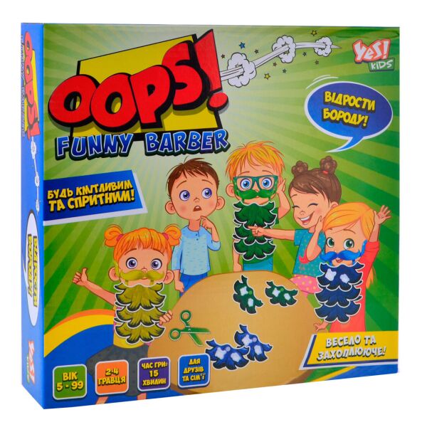 

Oops! Отрасти бороду!, настольная игра, Yes Kids