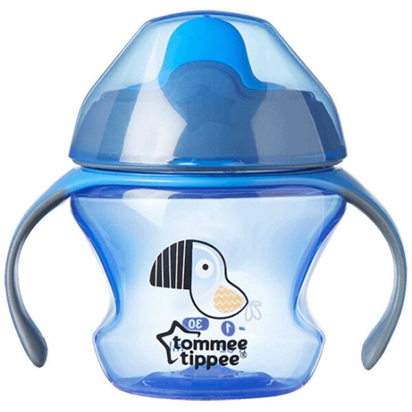 

Первая чашка-непроливайка синяя, 150 мл, Tommee Tippee