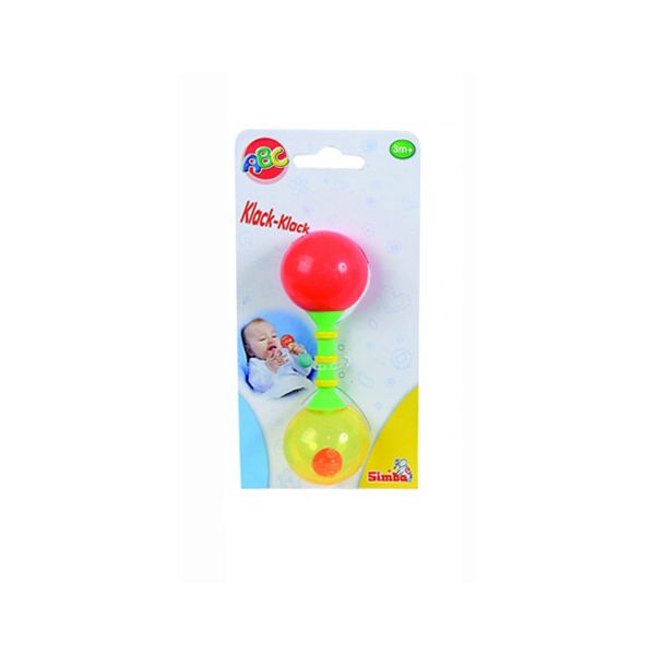 

Моя первая игрушка, погремушка, 14 см (желтая), ABC