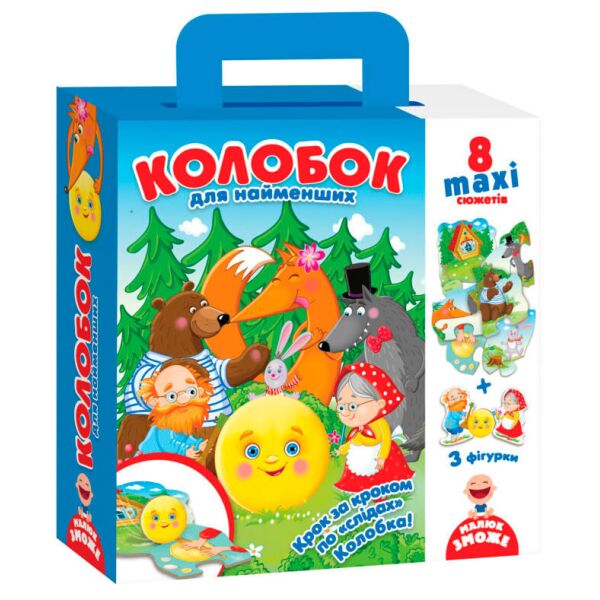 

Путешествие сказкой Колобок, фигурные карты (укр), Vladi Toys