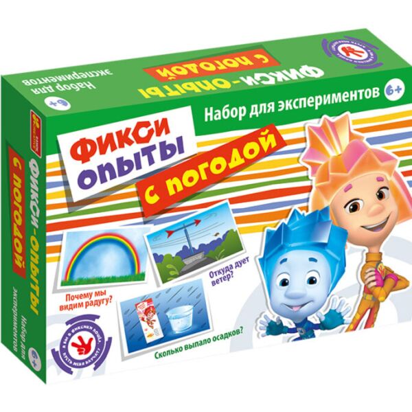

Опыты с погодой, Фиксики, набор для экспериментов, Ranok Creative