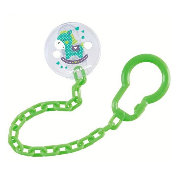 

Цепочка к пустышке Toys, зеленая, Canpol babies