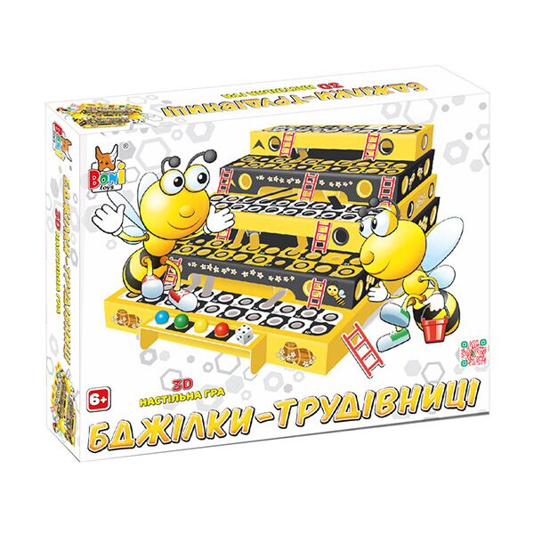 

Настольная 3D игра Boni Toys Бони Тойс "Пчелки-труженицы" (0332)