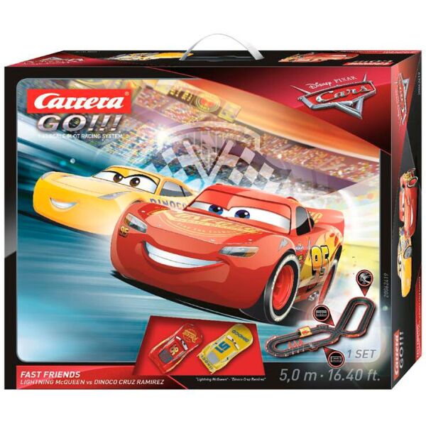 

Автотрек Тачки 3 Быстрые друзья, GO, Carrera