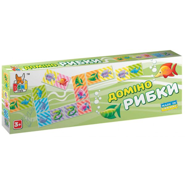 

Настольная игра Boni Toys Бони Тойс "Домино Рыбки" (0226)