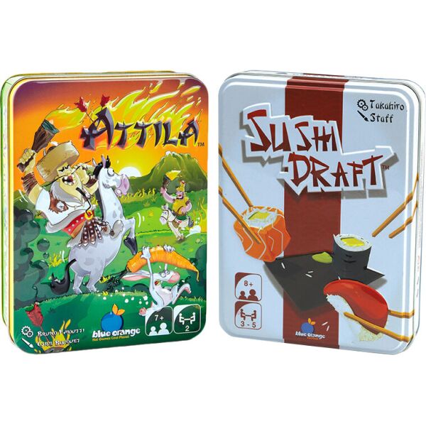 

Набор настольных игр Blue Orange Sushi Draft + Аттила (904222-314)