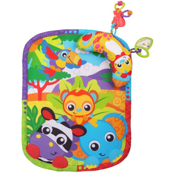 

Развивающий коврик с подушечкой Зоопарк, Playgro