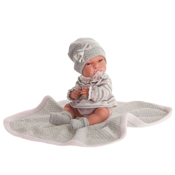 

Кукла ТМ Antonio Juan Антонио Хуан Baby Tonet Atoquilla Gris, 33 см (6029)