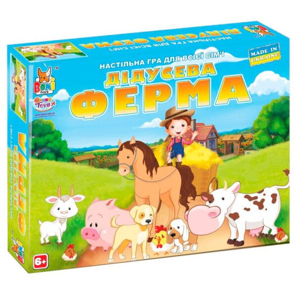 

Настольная игра Boni Toys Бони Тойс "Дедушкина ферма" (0370)