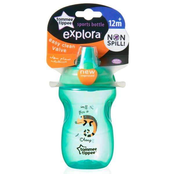 

Поильник (300 мл.), Explora Sports, хамелеон, Tommee Tippee
