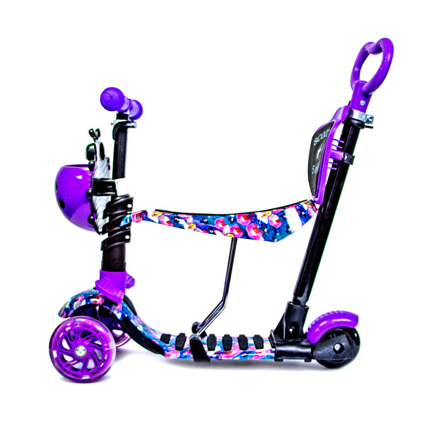 

Самокат детский Scooter Божья коровка 5 in 1 Orchid Фиолетовый (862127250)