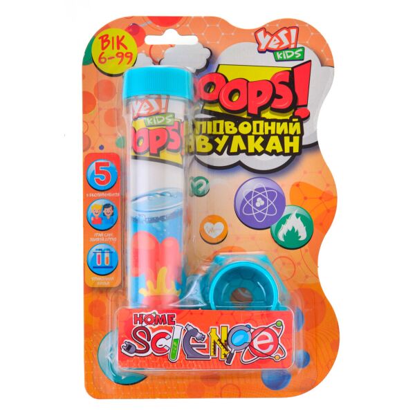 

Набор химических экспериментов Oops! Подводный вулкан, Yes Kids