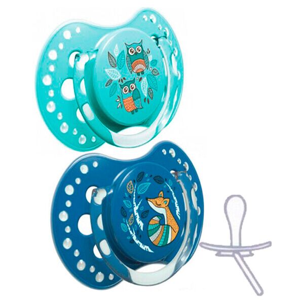 

Пустышки силиконовые динамические Folky Boy 3-6 мес. (2 шт.), lovi