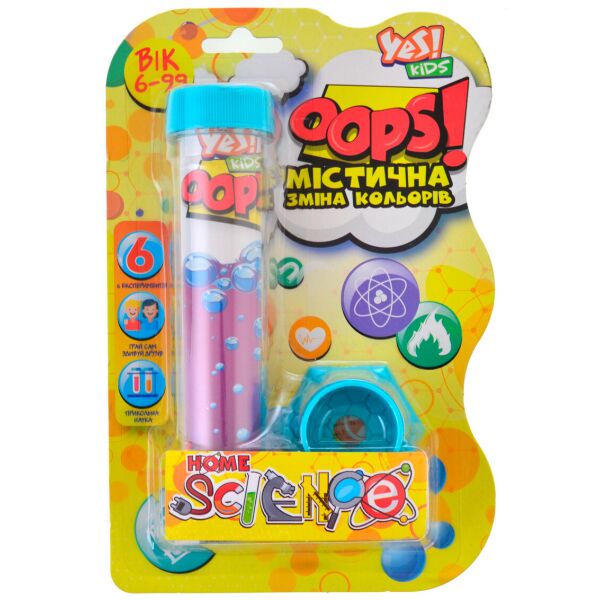 

Набор химических экспериментов Oops! Мистическое изменение цветов, Yes Kids