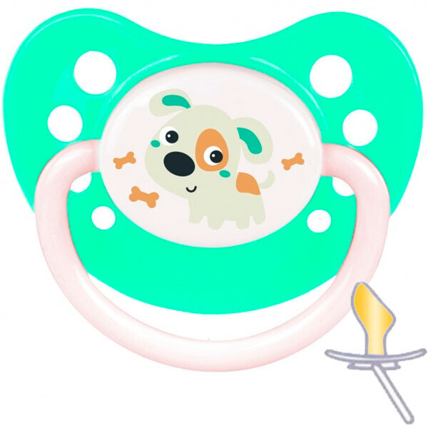 

Пустышка Bunny & Company латексная анатомическая, 0-6 мес, Canpol babies