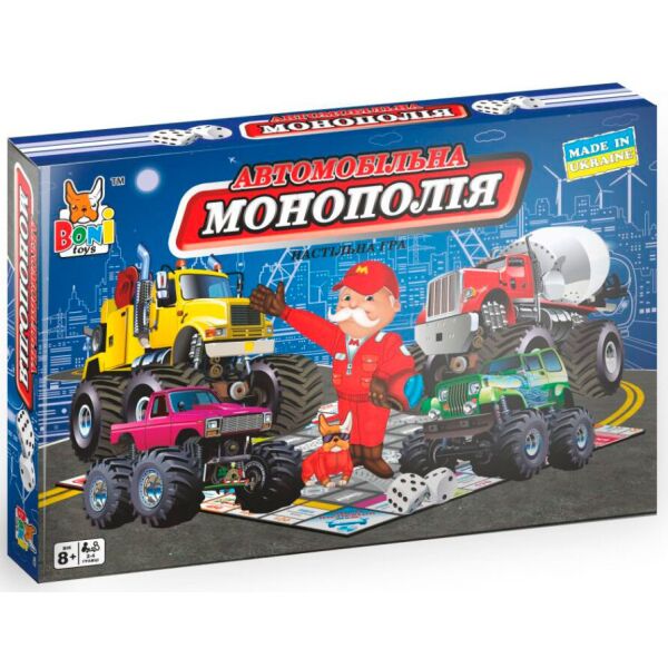 

Настольная игра Boni Toys Бони Тойс "Автомобильная монополия" (0028)