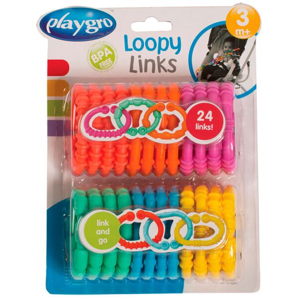 

Прорезыватель для зубов Разноцветные кольца, Playgro