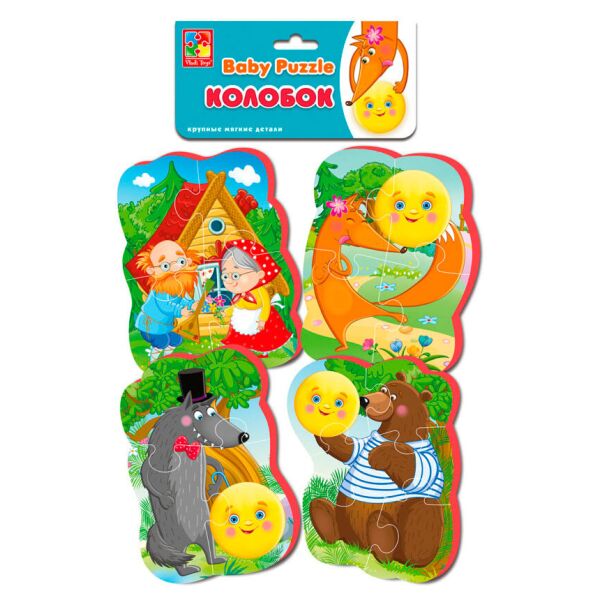 

Беби-пазлы Колобок, Vladi Toys
