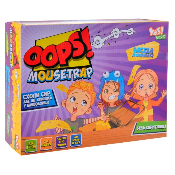 

Oops! Мышеловка!, настольная игра, Yes Kids