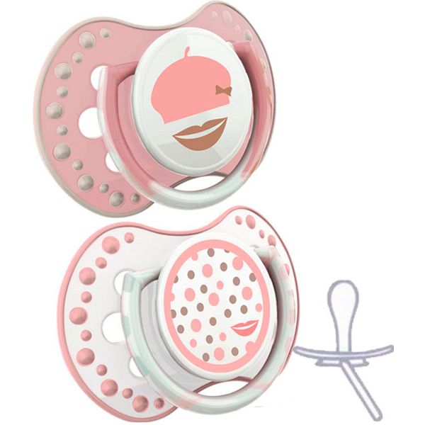 

Пустышки Retro 0-3 мес (2 шт) Girl, lovi