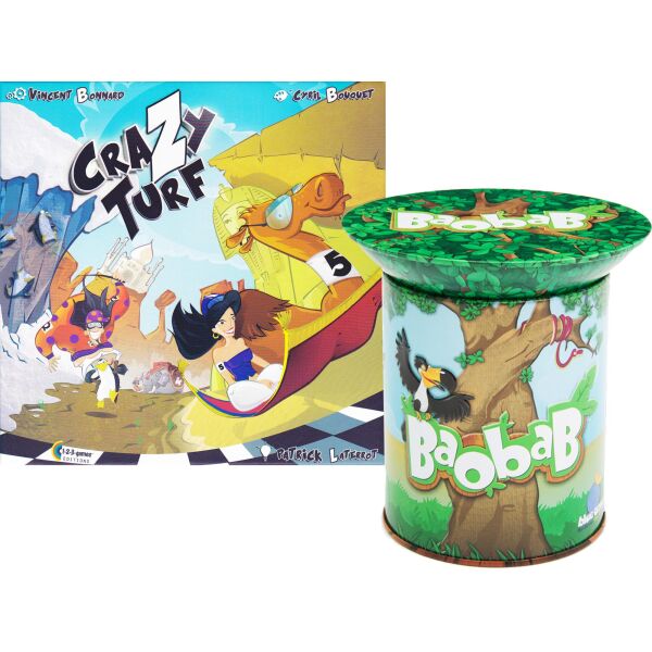 

Набор настольных игр Blue Orange Crazy Turf + Baobab (904567-703)