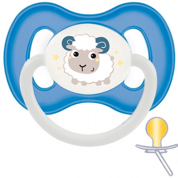 

Пустышка Bunny & Company, латексная круглая, 0 -6 мес, Canpol babies