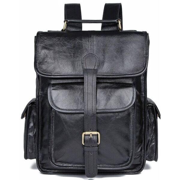 

Кожаный рюкзак Vintage 35,5х28х11 см Черный